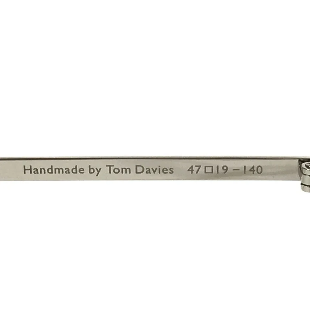 Tom Davies Eyeglasses Frames TD741 Col. 1236 Tortoise Shiny Silver 47-19-140